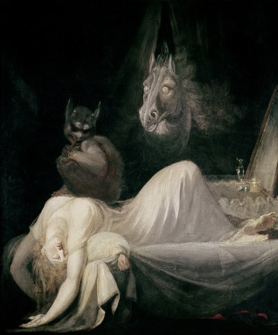 La Pesadilla, c.1781 de Johann Heinrich Füssli